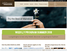 Tablet Screenshot of lungolivigno.com